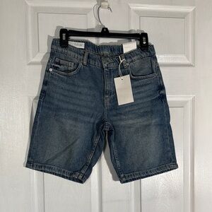 Zara kids years 13-14 Denim Jean Shorts in Medium Blue